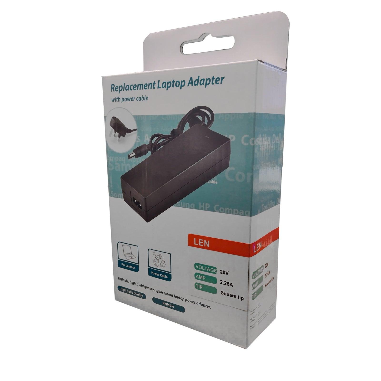 Lenovo Ideapad/Yoga Replacement Charger, 20V, 2.25A, 45W, 11 x 4.6 Tip-PCR Business Solutions Ltd